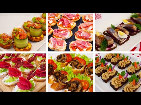 6 видов самых лёгких и вкусных бутербродов на любой праздничный стол 