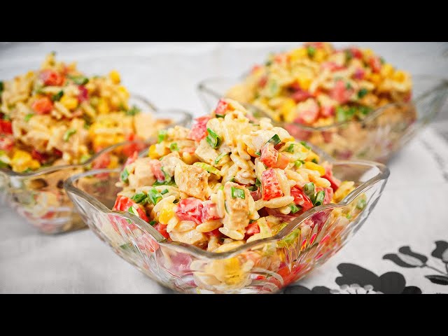 Съедят за минуту! Необыкновенно вкусный салат из простых продуктов! Новогодний стол 2022