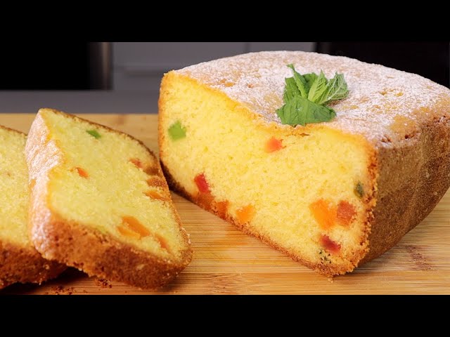Тот самый нежный вкус! Воздушный сливочный кекс простой рецепт. Выпечки к чаю
