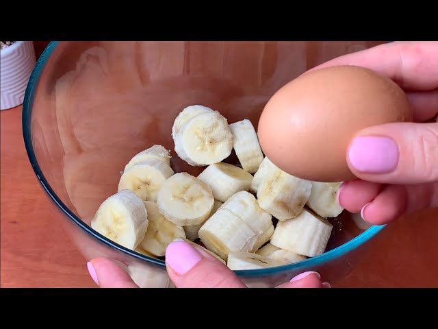 Взбейте банан с яйцом, и вы будете поражены! Простой и вкусный рецепт завтрака от Panna Lesia (Панна