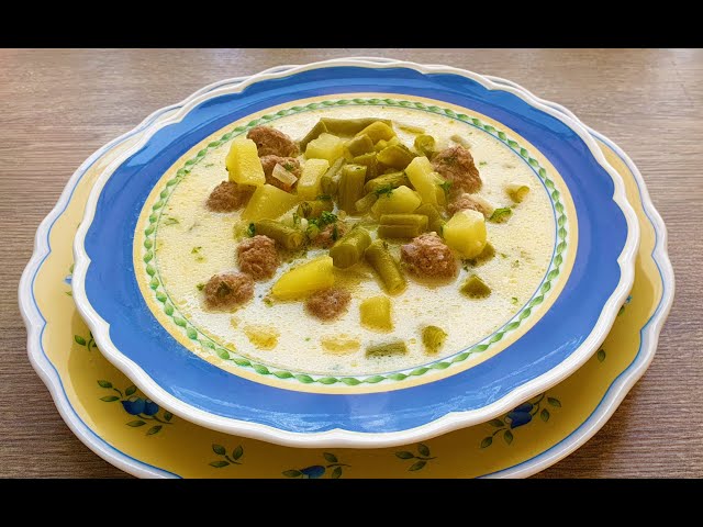 Сырный супчик с фасолью и фрикадельками от Я люблю тебя жизнь