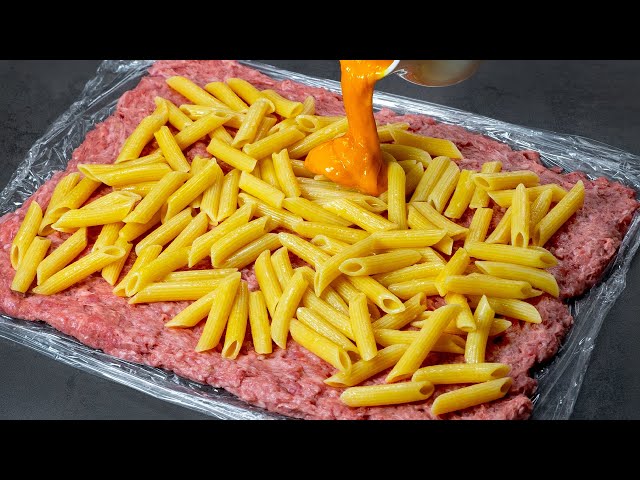 Рулет из мясного фарша с пастой! Рецепт подсмотренный в итальянском ресторане от Аппетитно ТВ