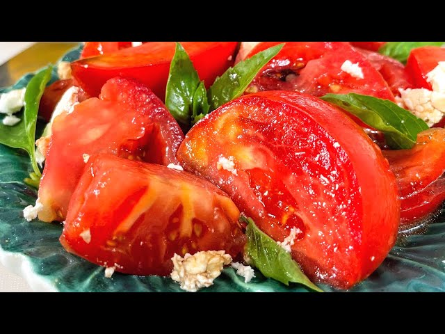 Быстрый Салат из Помидоров! Самые вкусные помидоры с этой Заправкой. Делайте сразу две порции от Рецепты в гостях у Вани