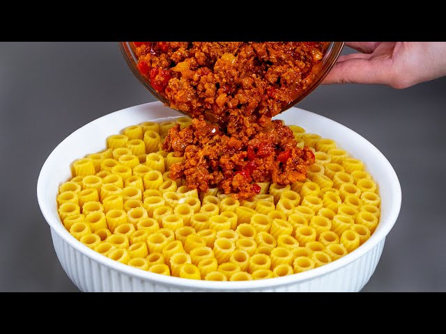 Вкуснее чем лазанья. Запеканка из пасты и фарша. 20 минут и можно вынимать из духовки от Аппетитно ТВ