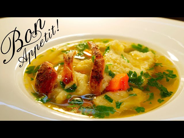 СУП С КЛЁЦКАМИ. Рецепт как приготовить быстро и вкусно клёцки. КУРИНЫЙ СУП С ГАЛУШКАМИ от У Татьяны