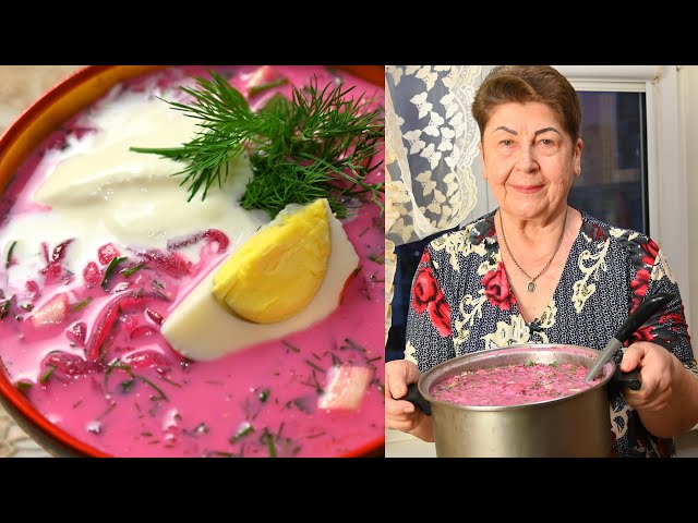 Свекольник. Холодный суп. Интересный рецепт от Мамины рецепты