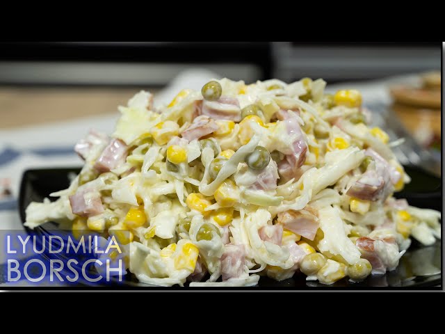 Этот Вкусный, Простой САЛАТ с капусты я готова есть хоть каждый день от Рецепты от Людмилы Борщ