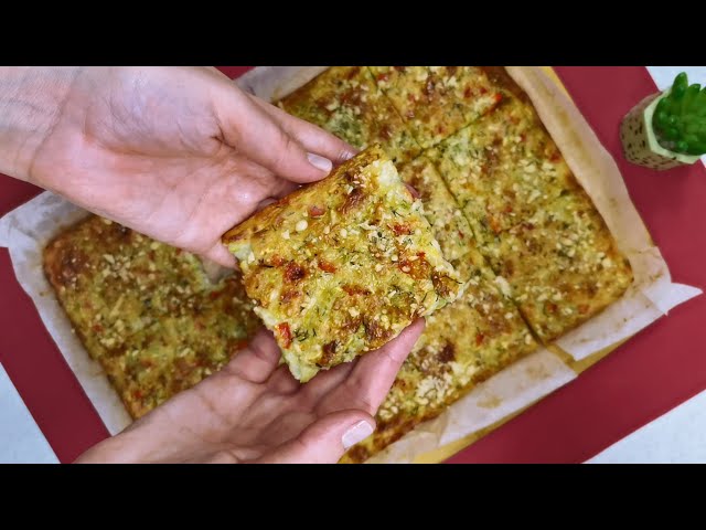 Мягкая лепешка из кабачков от Розовый Баклажан