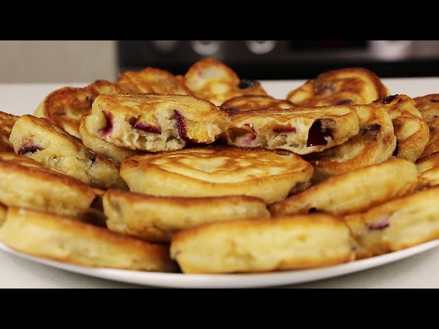 Пышные СЛИВОВЫЕ ОЛАДЬИ - Очень Вкусный и Простой завтрак от Готовь! С Милой Гришкевич