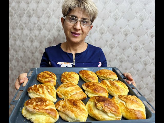 УНИВЕРСАЛЬНОЕ СЛОЁНОЕ ТЕСТО ИЗ ПРОСТЫХ ПРОДУКТОВ ПОТРЯСАЮЩИЕ БУЛОЧКИ С НАЧИНКОЙ К ЧАЮ ПОКОРЯТ ВСЕХ от Домашняя Кулинария