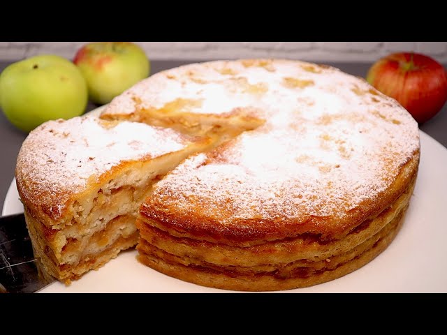 Простейший Яблочный Пирог ТРИ СТАКАНА Изумительно Вкусный от Это просто