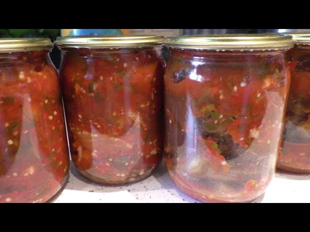 БАКЛАЖАНЫ на ЗИМУ Простой рецепт вкусной закуски от Вкусно со Светланой