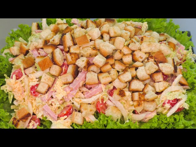 Простой рецепт из ПЕКИНСКОЙ КАПУСТЫ! Ничего не варю и готовлю быстрый салат от Простой рецепт