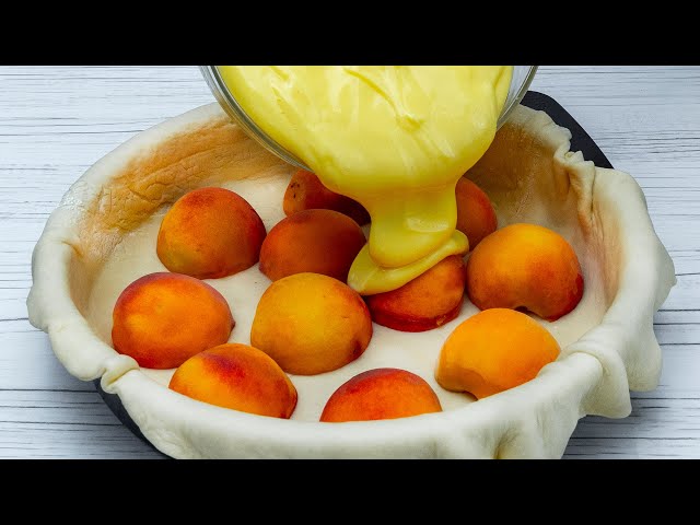 Кулинарный шедевр из слоеного теста и персиков! Любимый рецепт из кулинарной книги от Аппетитно ТВ