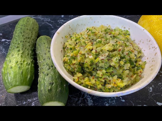 Просто возьмите огурцы и горчицу. Супер соус для сосисок и любого мяса. Релиш из огурцов от Шеф-повар Василий Емельяненко