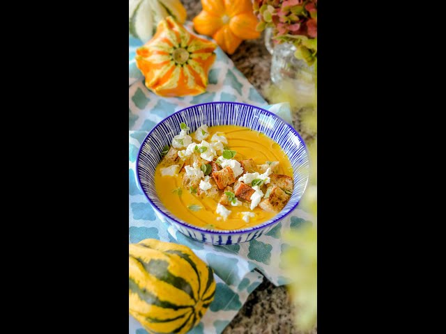 The best PUMPKIN CREAM SOUP от Sasha CookingTime (Саша Кукингтайм)