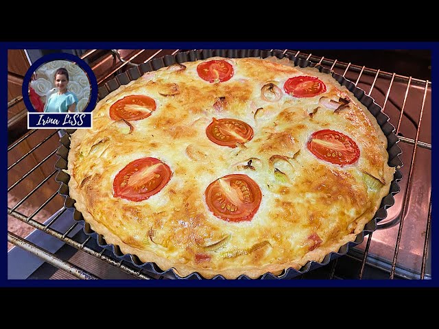 Несладкий ПИРОГ со сливочной заливкой! Не ожидала, что так вкусно! Съели за вечер! ЗАКУСОЧНЫЙ ПИРОГ от Ирина Лисс Кулинария