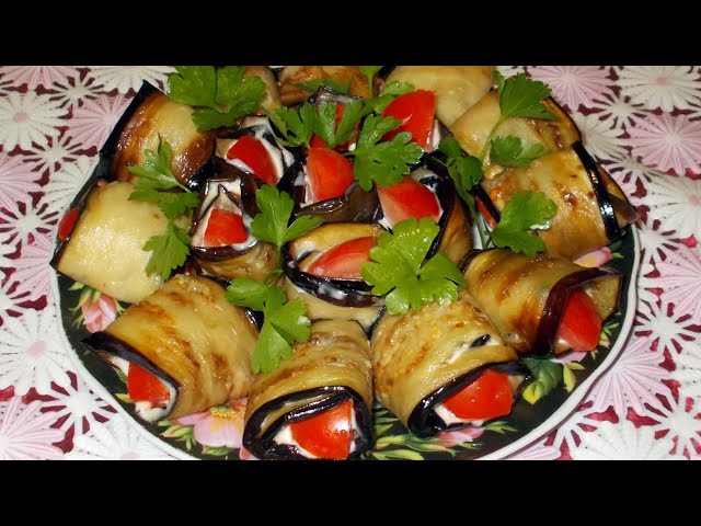 РУЛЕТИКИ ИЗ БАКЛАЖАНОВ Тещин Язык от Домашняя Кухня