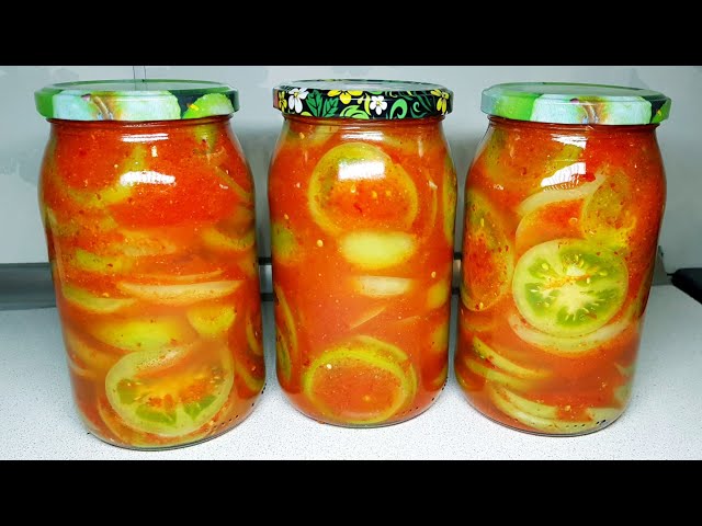 И 20 БАНОК БУДЕТ МАЛО! ЗЕЛЕНЫЕ ПОМИДОРЫ В ОВОЩНОЙ ЗАЛИВКЕ НА ЗИМУ от Вкуснейшн с Lana ilanavi (Лана Иланави)
