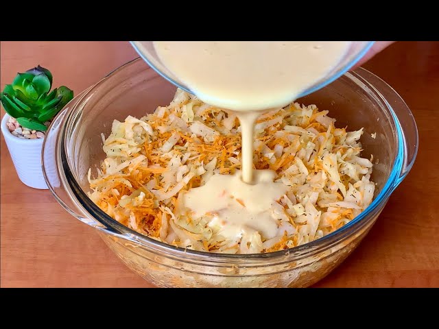 Капуста, Яйца и простые продукты! Вкусная запеканка из Капусты. Капустный Пирог, который тает во рту от Panna Lesia (Панна Леся)