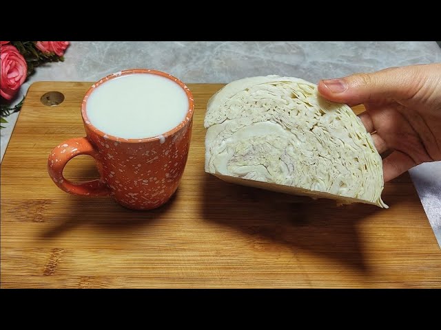 Стакан КЕФИРА и КАПУСТА! Готовлю уже много лет ВМЕСТО ПИРОЖКОВ с мясом для перекуса от ВОСТОЧНАЯ-УЗБЕКСКАЯ КУХНЯ