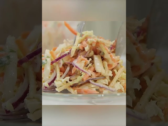 Ешь и Худей! Свежий Салат с Яблоком и Пекинской капустой! Рецепт Здорового Питания от Ешь и Худей