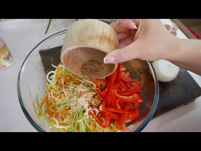 Салат из моркови, кабачков и сладкого перца от Галина Кухня