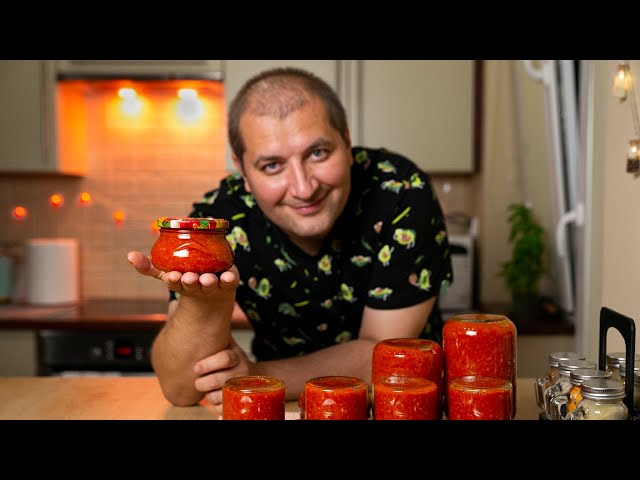 Аджика из болгарского перца и помидоров на зиму от КУХНЯ С АКЦЕНТОМ