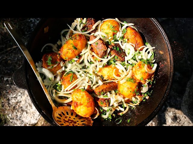 Мясо с картошкой в казане от КУХНЯ С АКЦЕНТОМ
