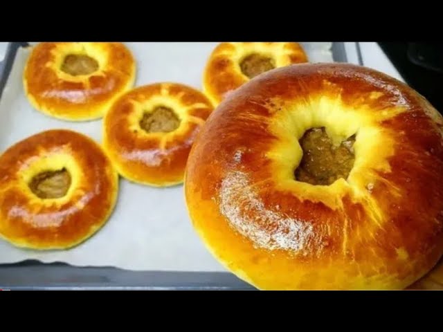 Булочки с мясом в духовке от Нафис Таомлар