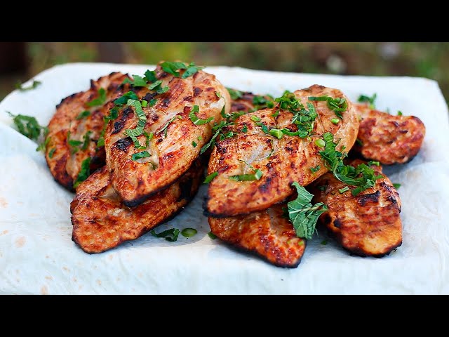 Сочный шашлык из куриной грудки от КУХНЯ С АКЦЕНТОМ