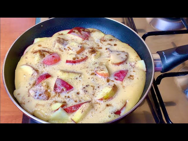 Яблочный пирог за 5 минут на сковородке от Panna Lesia (Панна Леся)