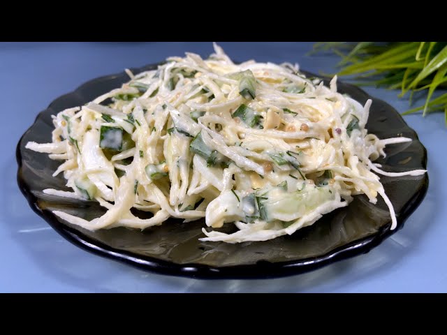 Лёгкий салат из капусты и яиц от Мелодия вкуса