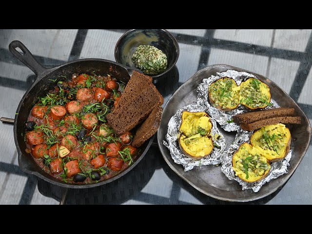 Запеченный картофель с топпингом из сала от Кухня ТВ