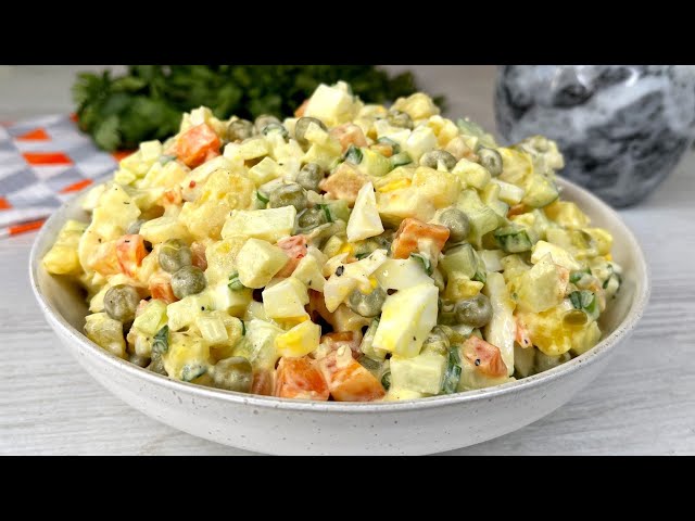 Салат с картошкой и кальмарами на праздничный стол от Цветкова Наталья