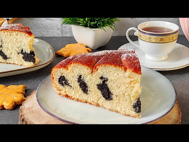Сдобный пирог с маком и корицей от Вкусные Рецепты Алёнки