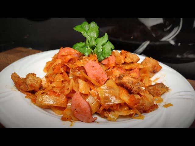 Мясная солянка. Тушеная капуста с мясом от Ранчо у Санчо
