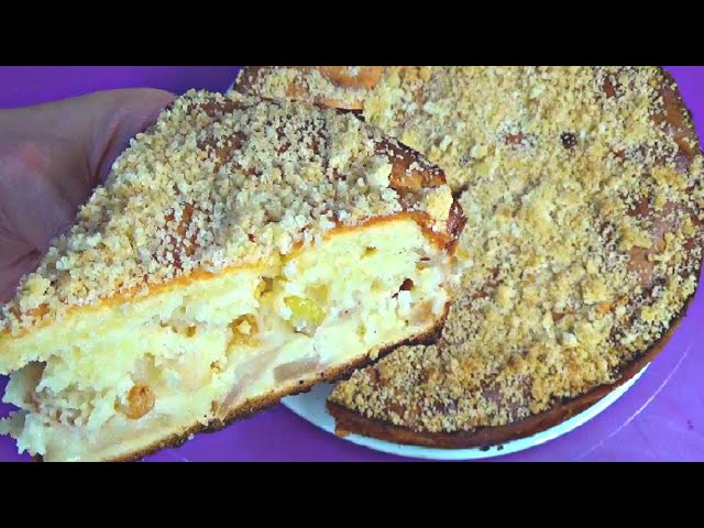 Нежный пирог с яблоками от  Всё просто и легко