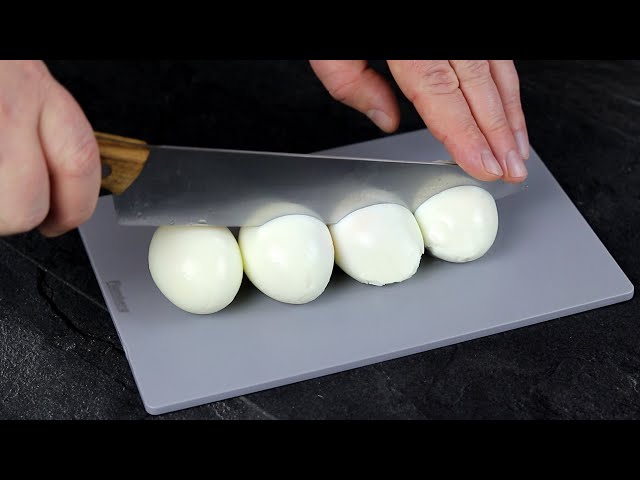 Вкусная закуска из колбасы и яиц от Вкусные советы