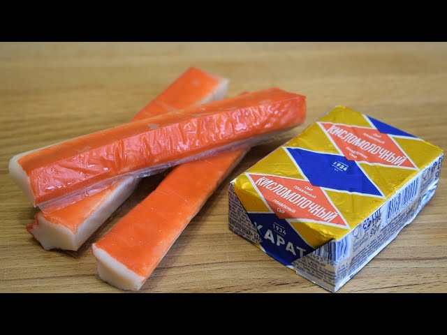 Праздничный салат с крабовыми палочками от Щи да Каша