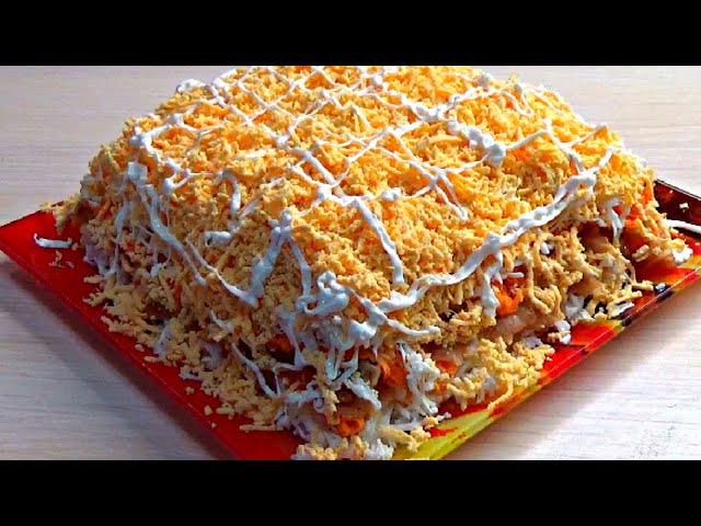 Нежный салат без мяса и без рыбы от  Всё просто и легко