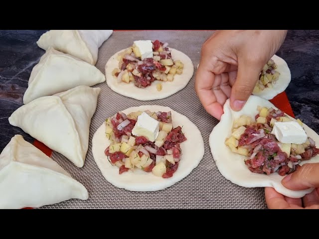 Сытные пирожки с мясом от Пазанда Замира