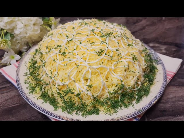 Новогодний салат с курицей и пекинской капустой от Пазанда Замира