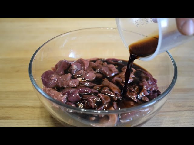 Праздничный салат с куриной печенью от Щи да Каша