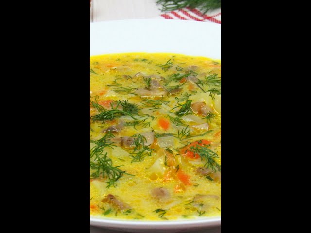 Очень простой и невероятно вкусный суп с шампиньонами от Вкусные идеи от Натали