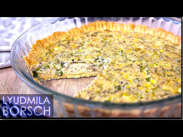 Закусочный пирог с сайрой от Рецепты от Людмилы Борщ
