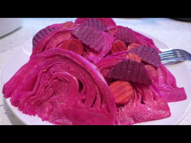 Маринованная капуста со свёклой от Вкусно со Светланой