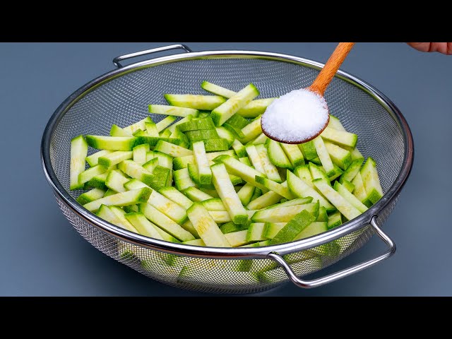 Маринованный кабачок для теплого салата от Аппетитно ТВ