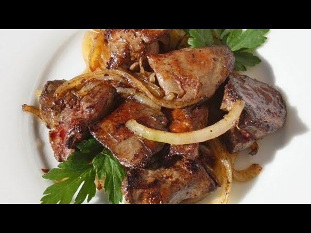 Куриная печень с луком от Домашняя Кухня