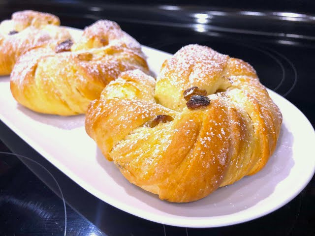 Ванильные булочки с изюмом от Милена Кулинарные Pецепты